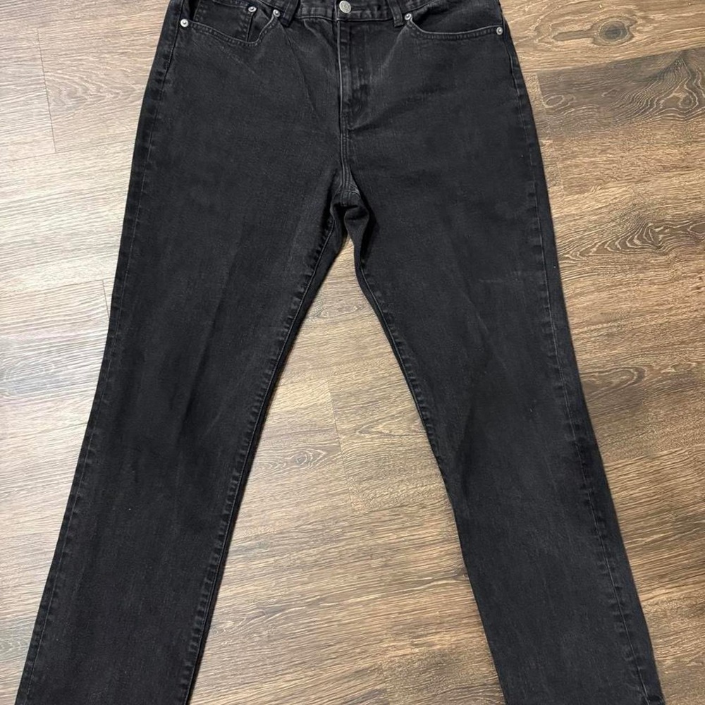 Lauren Jeans Co Ralph Lauren Jeans Womens 14 Black Straight Leg